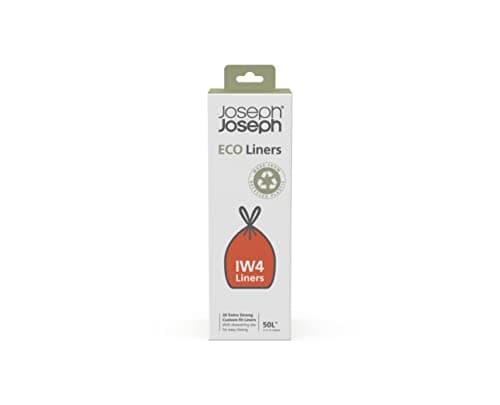 Joseph Joseph IW4 50 L Eco Recycled Bin Liners, Pack of 20