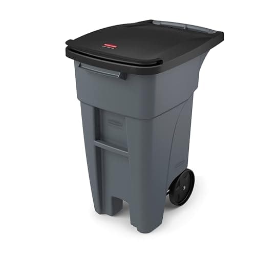 Rubbermaid Commercial BRUTE Rollout Container, 32 Gallon