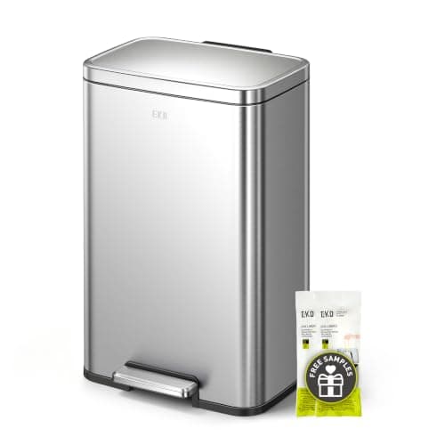 EKO Madison 13.2 Gallon Step Trash Can