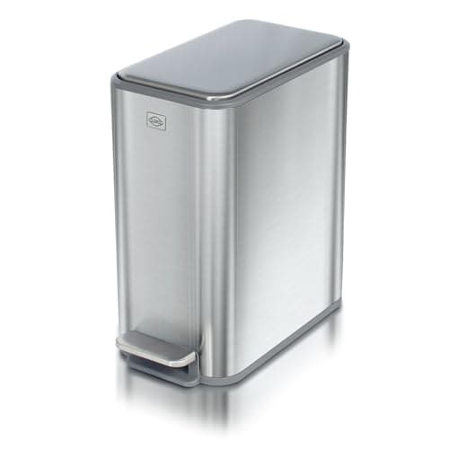 Clorox Slim 2.6 Gallon Step Trash Can