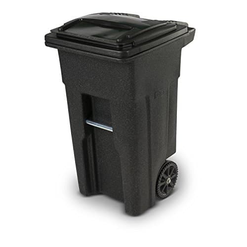 Toter Heavy Duty Two-Wheel Trash Cart, 32 Gallon
