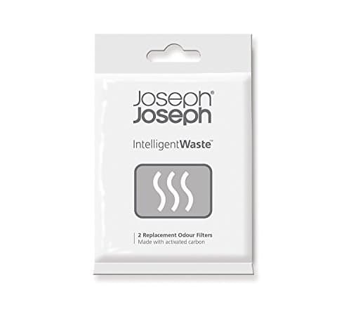 Joseph Joseph IntelligentWaste Activated Carbon Odor Filter Refills, Pack of 2