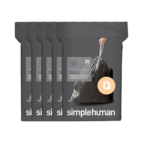 simplehuman Code Q Custom Fit Liners, Odorsorb