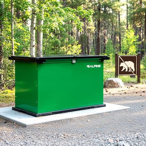 Alpine Bear Proof Garbage Can, IGBC Certified, 197 Gallon